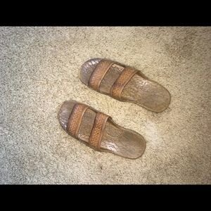 Lightish Brown Jandals